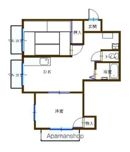 第3デンドービル【3階】の間取り