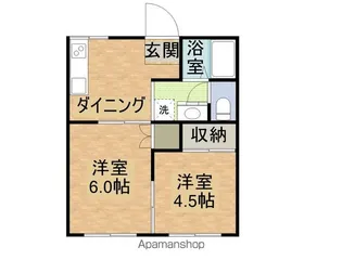フォーブルT C棟【203号室】の間取り