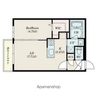 S-RESIDENCE琴似本通avanta【1階】の間取り