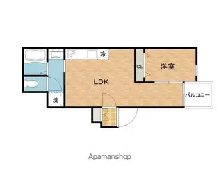LEONARDO IZUMISANO【303号室】の間取り