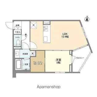 クラリティア都立大学【2階】の間取り