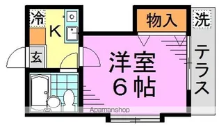 キャロル【1階】の間取り
