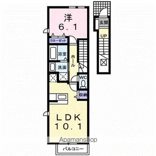 ボヌール・シゴーニュ Ⅱ【2階】の間取り
