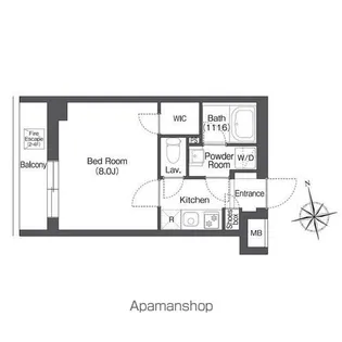 東京都杉並区下高井戸1丁目【マンション】の間取り