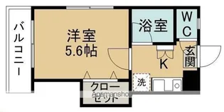 ソレイユ柏木二丁目【306号室】の間取り