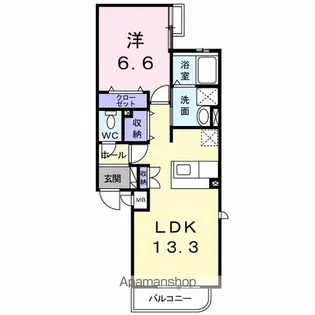 ジラソーレ【3階】の間取り
