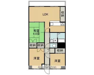 グリーンハウス20【5階】の間取り