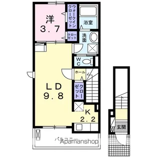 フェールブリエ【2階】の間取り