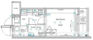 ラフィスタ元町Ⅱ【4階】の間取り