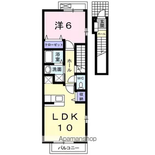 シャトレ 桜3【2階】の間取り