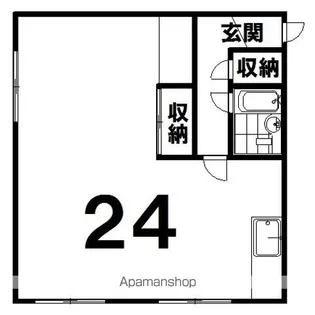 パールハイム【204号室】の間取り
