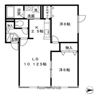 セジュール元町【1階】の間取り