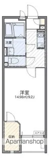 レオネクスト大町B【1階】の間取り