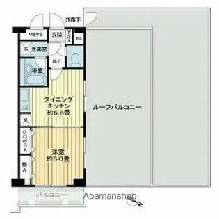 桜木町堂ノ下マンション【6階】の間取り