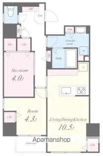 ラブールミノワ【9階】の間取り