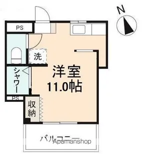 花園ハイツ【3階】の間取り