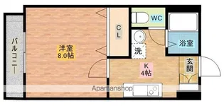 ロゼハウス【505号室】の間取り