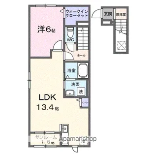 サヅテール 青木島【2階】の間取り