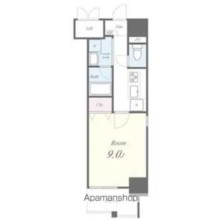 トレヴィ高岳【10階】の間取り