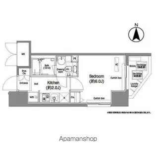 コンフォリア西蒲田【5階】の間取り