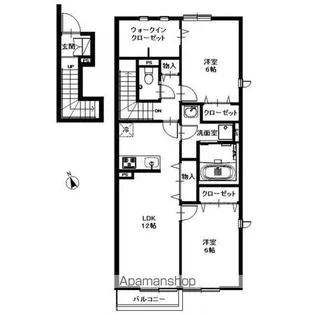 リーブル トゥサンズ【2階】の間取り