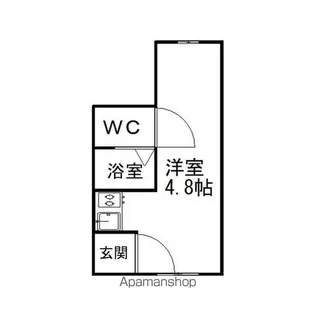 ミントハイツ【102号室】の間取り