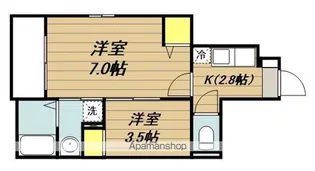 ハイム エスペランサ【1階】の間取り