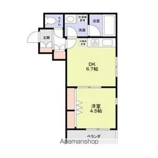 モンレーヴ本駒込【2階】の間取り