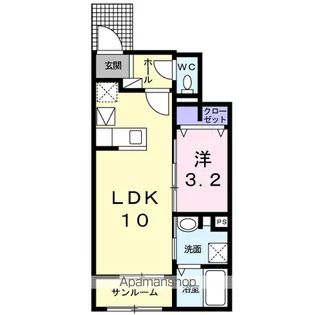 グランツ【1階】の間取り