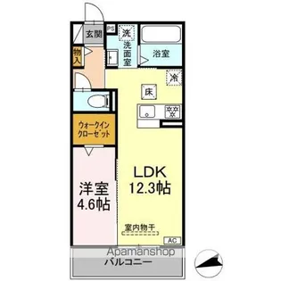 DーHILLS佐藤III【1階】の間取り