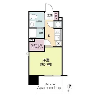 Live Casa県庁前【8階】の間取り