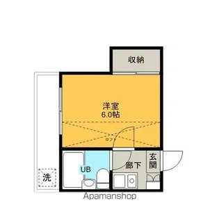 エニーセ南【2-201号室】の間取り