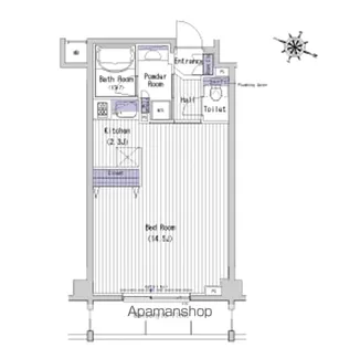 カスタリア三宿【2階】の間取り