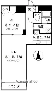 レジディア東桜Ⅱ【7階】の間取り