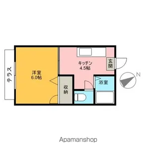 プラム須田尾【103号室】の間取り