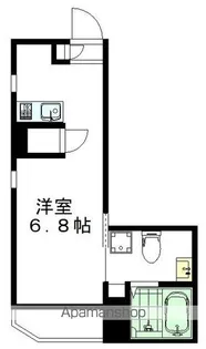 LIBERTE渋谷本町【102号室】の間取り