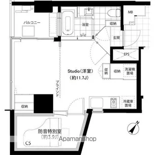 SHINKA【6階】の間取り