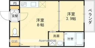 GRAND FUSE【2階】の間取り