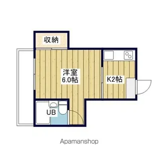 味酒ハイツ【405号室】の間取り