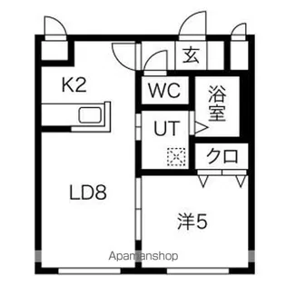 ニアステーション宮の沢【4階】の間取り