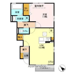 GRADO II【1階】の間取り