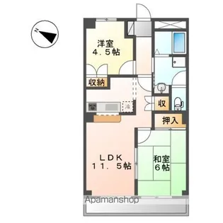 ロイヤルヒルズ【5階】の間取り
