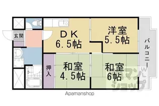 山本グランドハイツ【202号室】の間取り