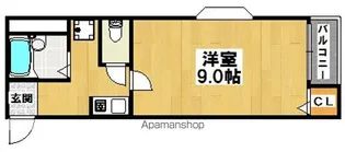サザン三恵【4階】の間取り