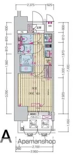 プレサンス桜山駅前アフォード【10階】の間取り