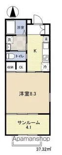 NAVILLERA【101号室】の間取り