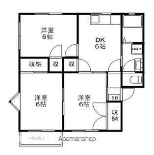 アトウレ本城【1階】の間取り