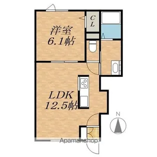 ラピスⅣ【1階】の間取り