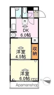 ピュアコートⅡ【308号室】の間取り