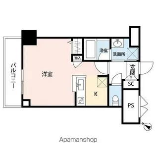 パークソレイユ弐番館【7階】の間取り